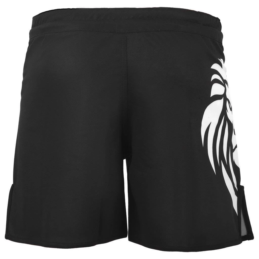 Morgan Alpha Series Hybrid MMA Shorts - Black / Red - Image 3