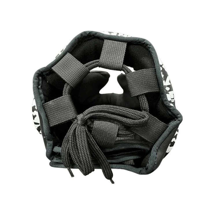 Mani Kids Junior Boxing Head Gear Guard Black / White - Image 2