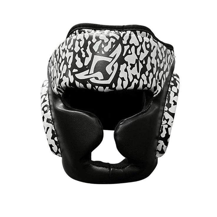 Mani Kids Junior Boxing Head Gear Guard Black / White