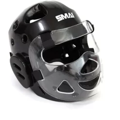 SMAI Dipped Head Guard Gear With Prospec Grill Face Shield ( M / L / XL / XXL )
