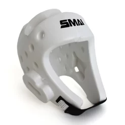SMAI Martial Arts Head Guard Gear - Dipped White (S / M / L / XL )
