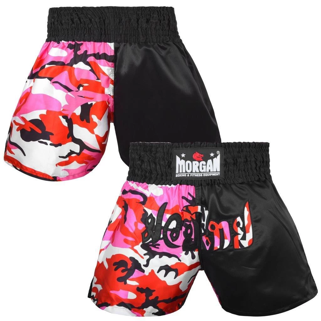 Morgan 50/50 Diabla Muay Thai Shorts - Black - Image 2