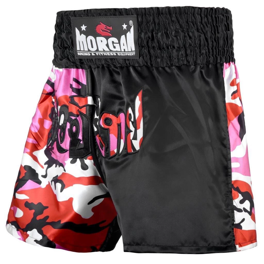 Morgan 50/50 Diabla Muay Thai Shorts - Black - Image 3