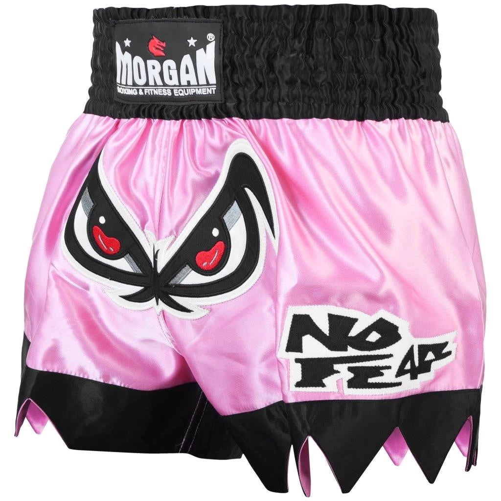 Morgan Fearless Girls Muay Thai Shorts - Pink - Image 3
