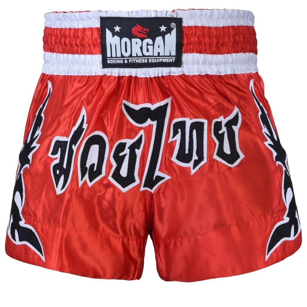 Morgan Full Force Muay Thai Shorts - Red