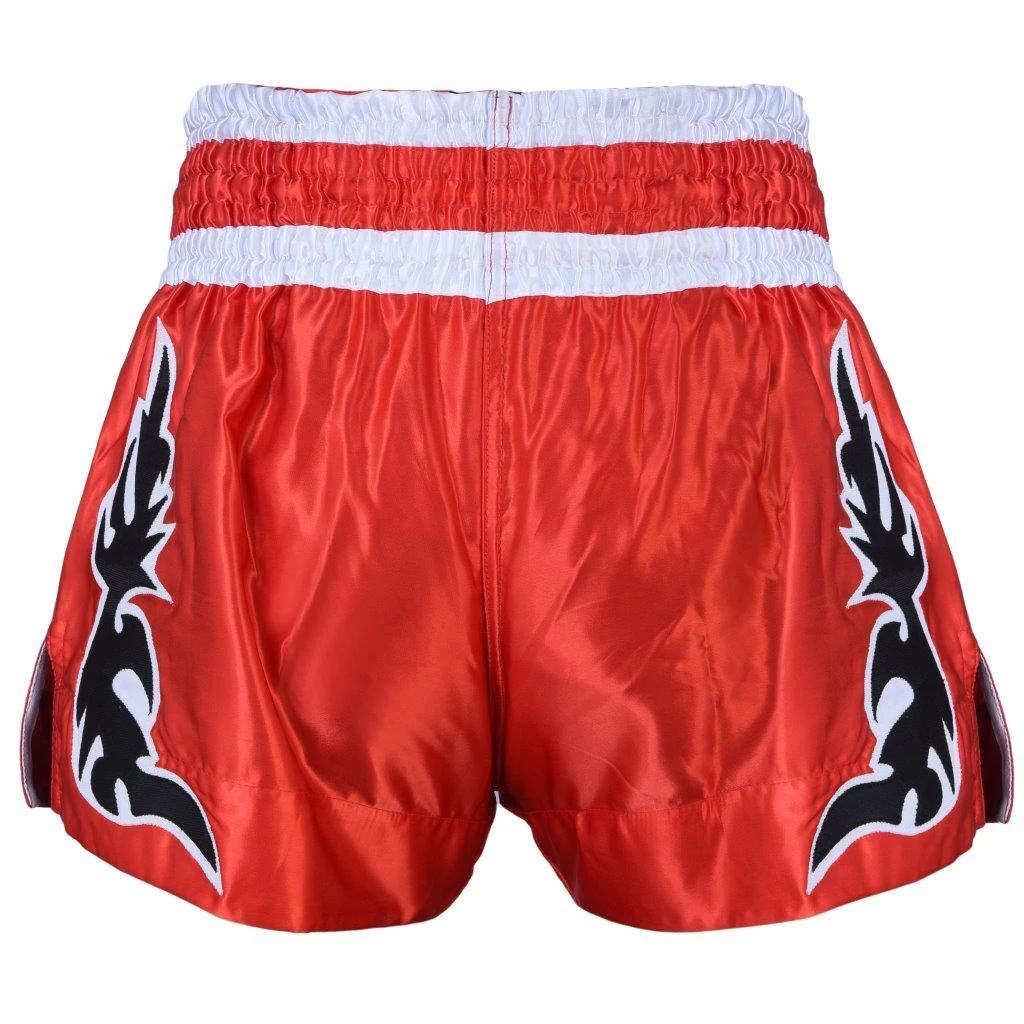 Morgan Full Force Muay Thai Shorts - Red - Image 4