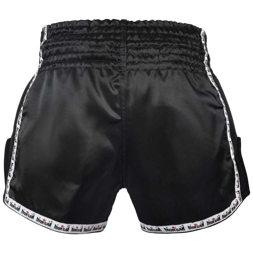 Morgan V2 Classic Muay Thai Shorts - Black - Image 4