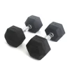 SMAI - Rubber Hex Dumbbells 22.5 - 60kg (Pairs)