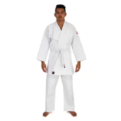 SMAI Judo Uniform Single Weave Gi (White) Double Stitched + White Belt
