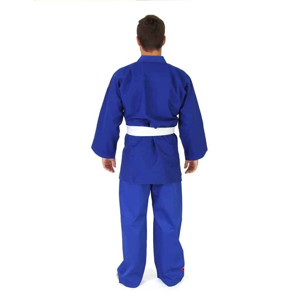 SMAI Judo Uniform Single Weave Gi (Blue) Double Stitched + White Belt - Image 5