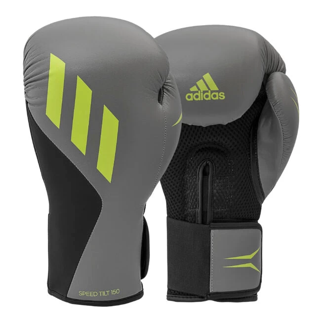 Adidas Speed Tilt 150 Training Gloves – Grey Black Green