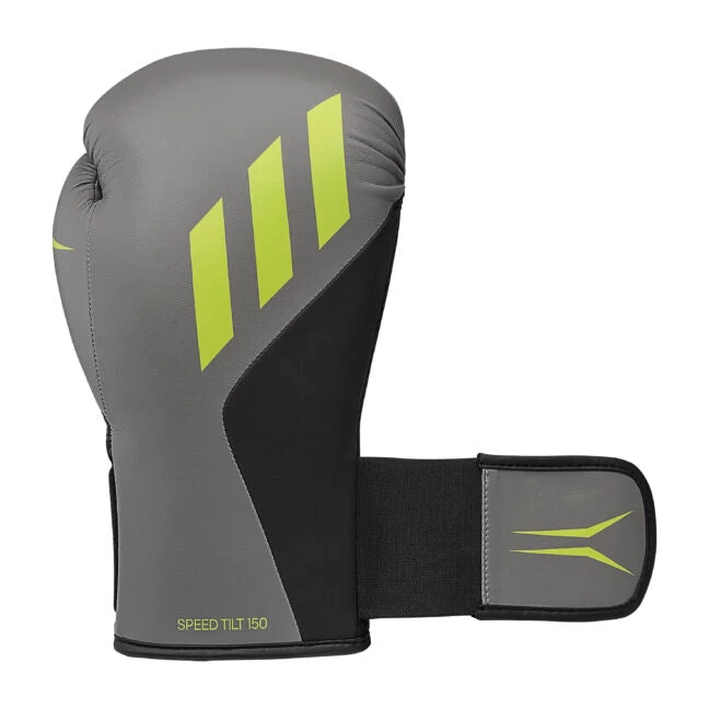 Adidas Speed Tilt 150 Training Gloves – Grey Black Green - Image 5