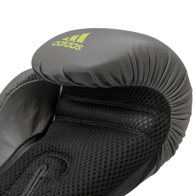 Adidas Speed Tilt 150 Training Gloves – Grey Black Green - Image 2