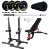 Morgan Commercial Grade Squat Bench & Workout Pack Pro Strength Training Combo