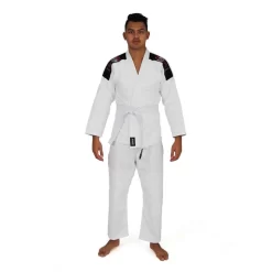 SMAI MMA BJJ Uniform XTREME White 450gsm 100% Cotton Double Stitched +White Belt