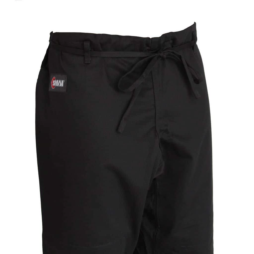 SMAI Judo Uniform Single Weave Gi (Black) Double Stitched + White Belt - Image 7