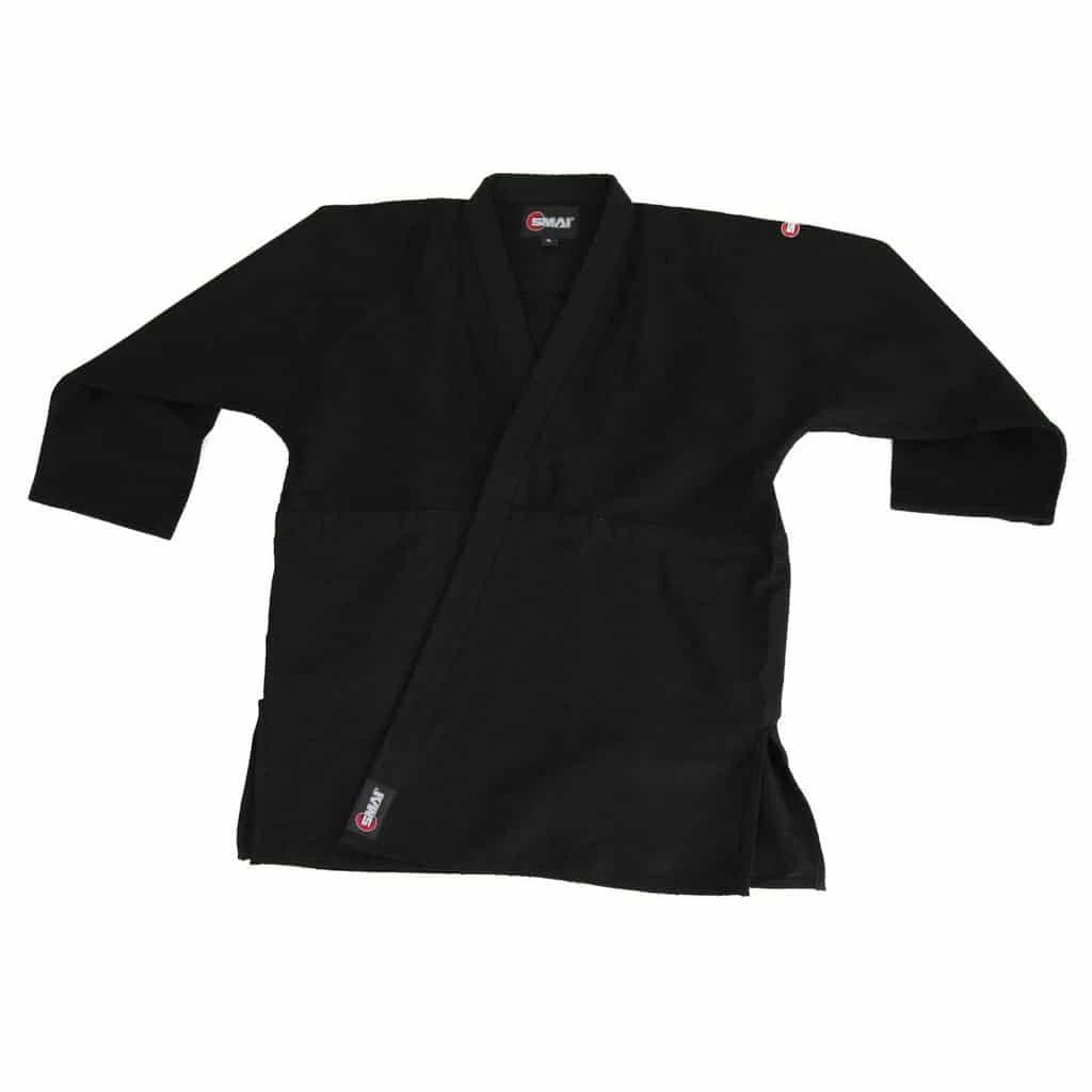 SMAI Judo Uniform Single Weave Gi (Black) Double Stitched + White Belt - Image 8