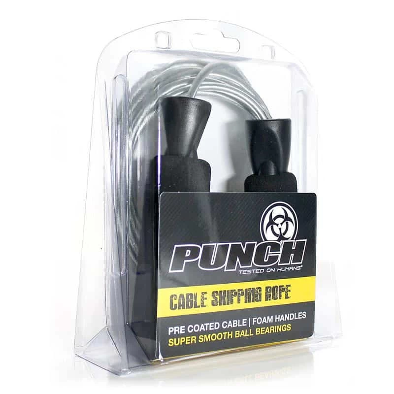 PUNCH Wire Skipping 9FT Speed Rope Cardio Training