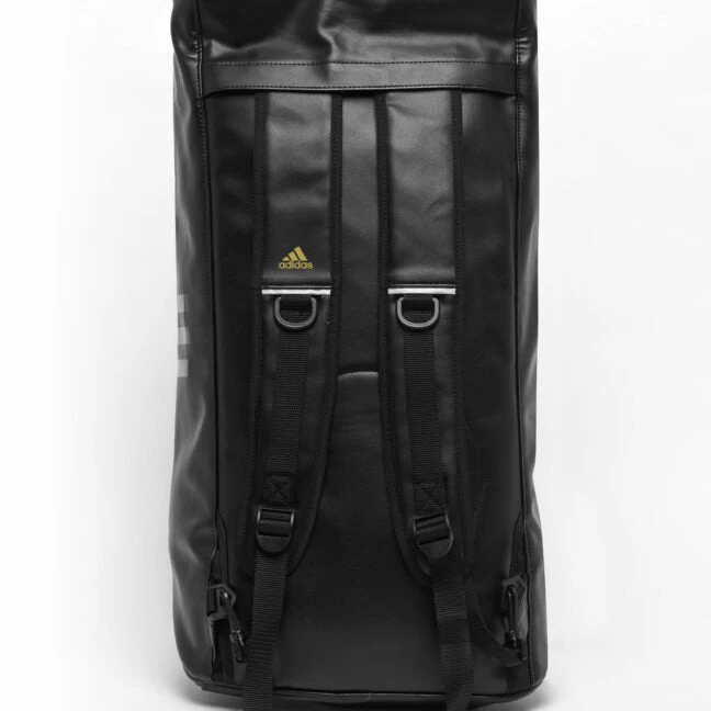Adidas Boxing 2 In 1 Sports Gym Bag Black / Gold - Medium - Image 3
