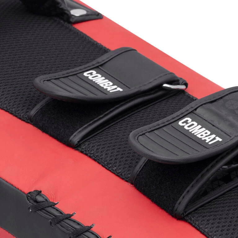 Adidas Combat 50 Thai Pad PAIR High Density Thick 46x58cm Red/Green/Blue - Image 5