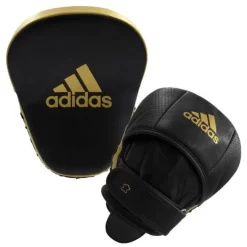 Adidas Adistar Pro Speed Leather Focus Pads - Black / Gold