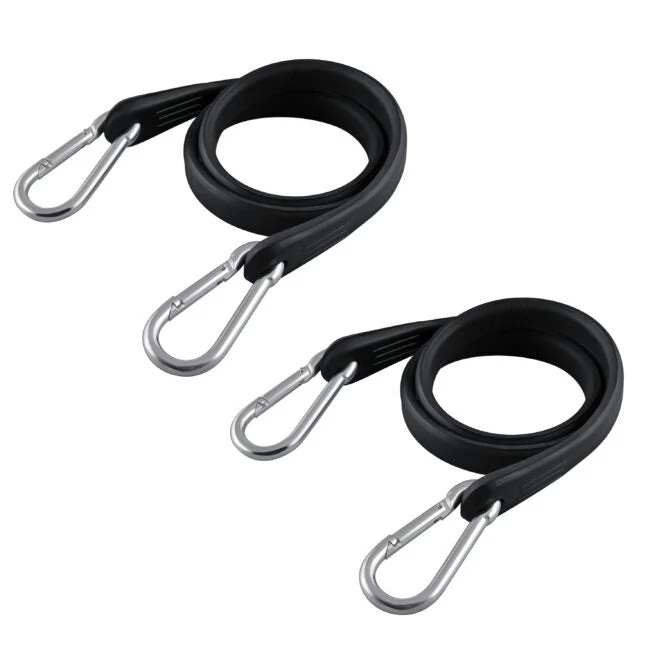 Adidas Double End Floor To Ceiling Ball + Rubber Cord - Black / White - Image 2