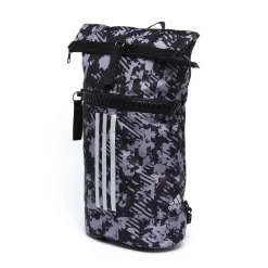 Adidas Large Military Gym Sports Gear Bag Black & Silver Camo