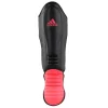 Adidas Super Pro Shin/Instep Guard Black/Shock Red Boxing Thai MMA