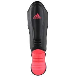 Adidas Super Pro Shin/Instep Guard Black/Shock Red Boxing Thai MMA