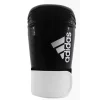 Adidas Hybrid 75 Bag Pad Gloves Black & White Maya PU Layered Foam