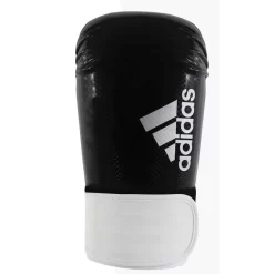 Adidas Hybrid 75 Bag Pad Gloves Black & White Maya PU Layered Foam