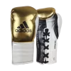 Adidas Speed 750 Adistar Pro Fight Boxing Gloves Metallic Gold/White 10oz