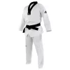 Adidas Taekwondo Contest Gi Uniform Dobok White & Black V Neck WT Approved