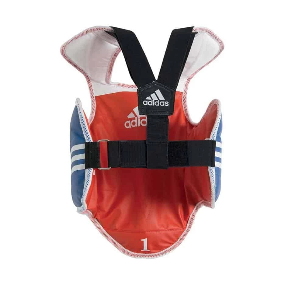 Adidas Taekwondo Kids Childrens Junior Reversible Body Chest Protector - Image 2