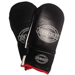 Jim Bradley Leather Boxing Bag Gloves Speedball Mitts