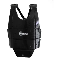 SMAI Dipped Chest Guard Martial Arts Training Protective Equipment P014-BLK