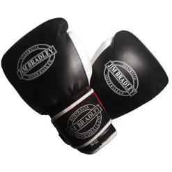 Jim Bradley Leather Boxing Gloves Black