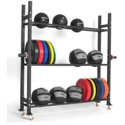 MORGAN Multi-Purpose Weight Plate Rack Racking Gym Storage System Shelves