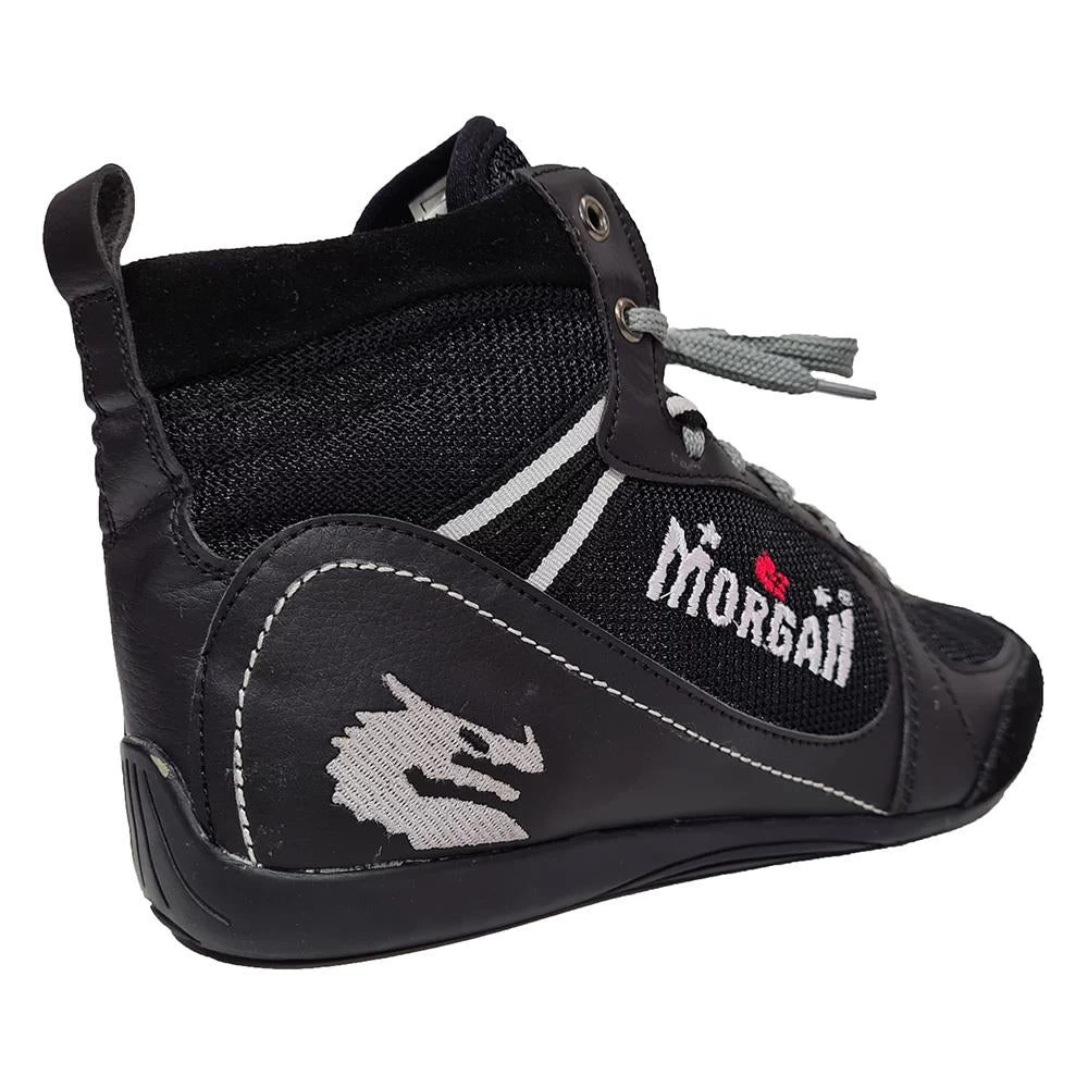 Morgan Flexible Aventus Boxing Boots / Shoes - Black - Image 2