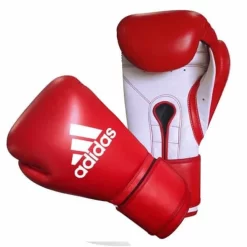 Adidas Glory Professional Leather Boxing Gloves Red