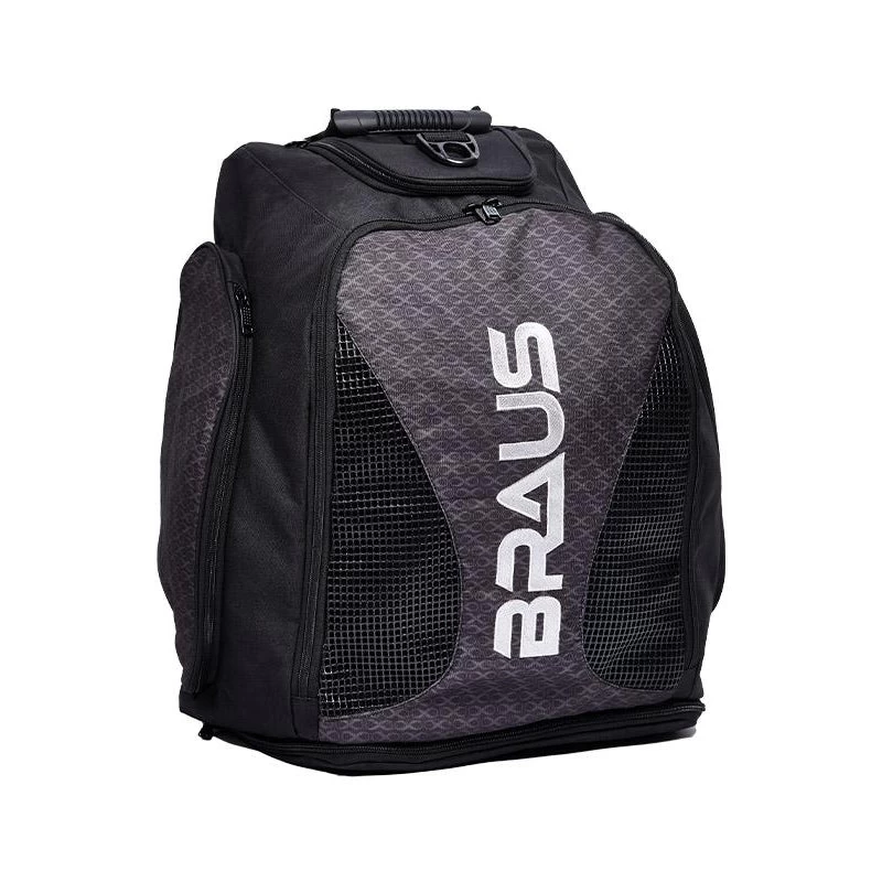 Braus 2 In 1 Convertible Backpack Gym Gear Bag X-Guard - Black
