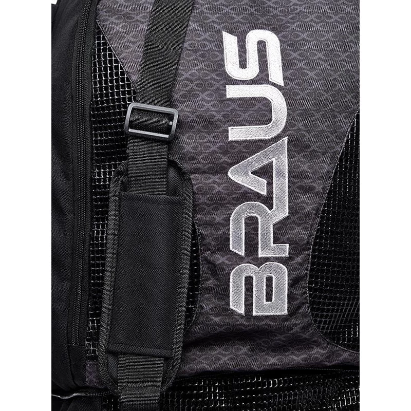 Braus 2 In 1 Convertible Backpack Gym Gear Bag X-Guard - Black - Image 7
