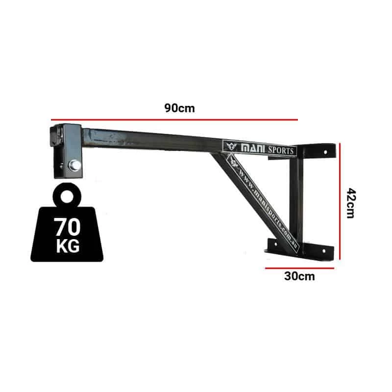 Mani Heavy Duty Commercial Fixed Boxing Bag Wall Bracket - Image 2