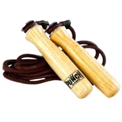 PUNCH Professional Leather Skipping Rope Cardio Training