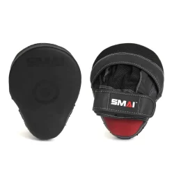 SMAI Elite85 Leather Focus Mitts Pads Pair Black And Red