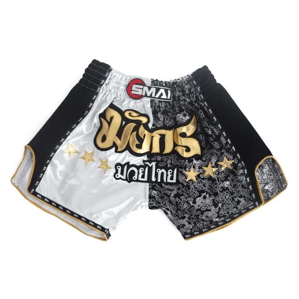 SMAI - Muay Thai Shorts V1 - Dragon / Mesh
