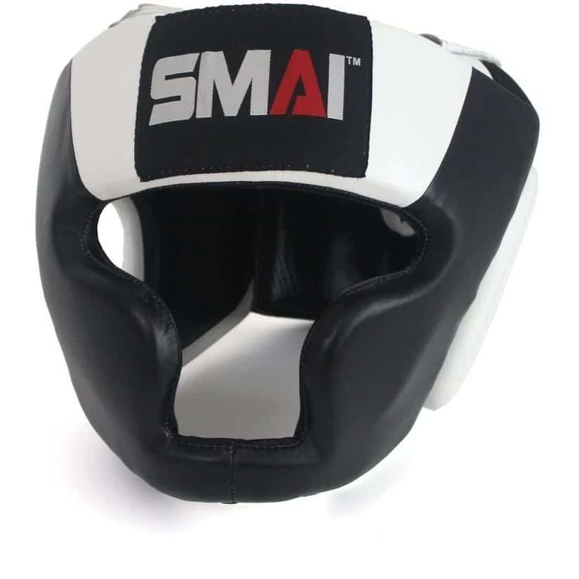 SMAI PRO85 Leather Training Boxing Head Guard Gear - Image 2