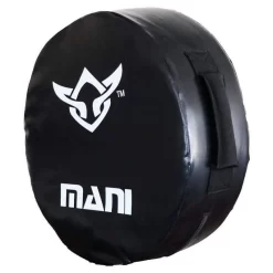 Mani Lightweight Round Kick Punch Shield Large - Black