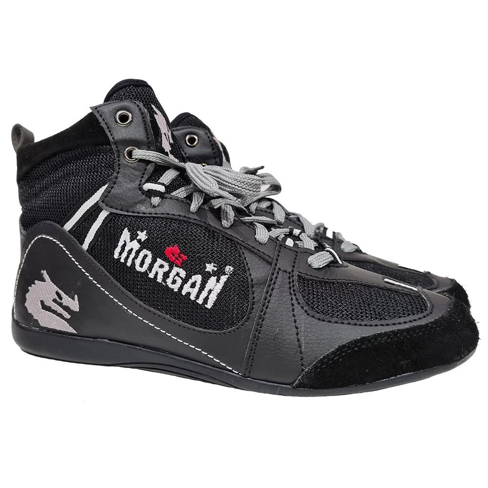 Morgan Flexible Aventus Boxing Boots / Shoes - Black