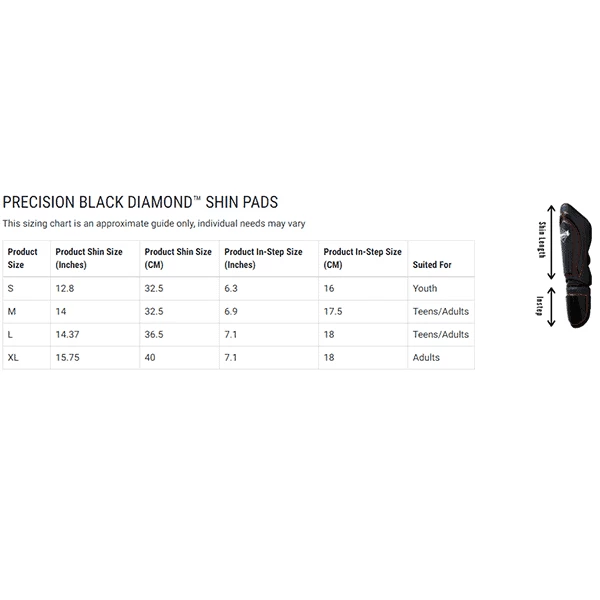 PUNCH Precision Black Diamond Shin Pads Premium Kickboxing MMA Training - Image 7